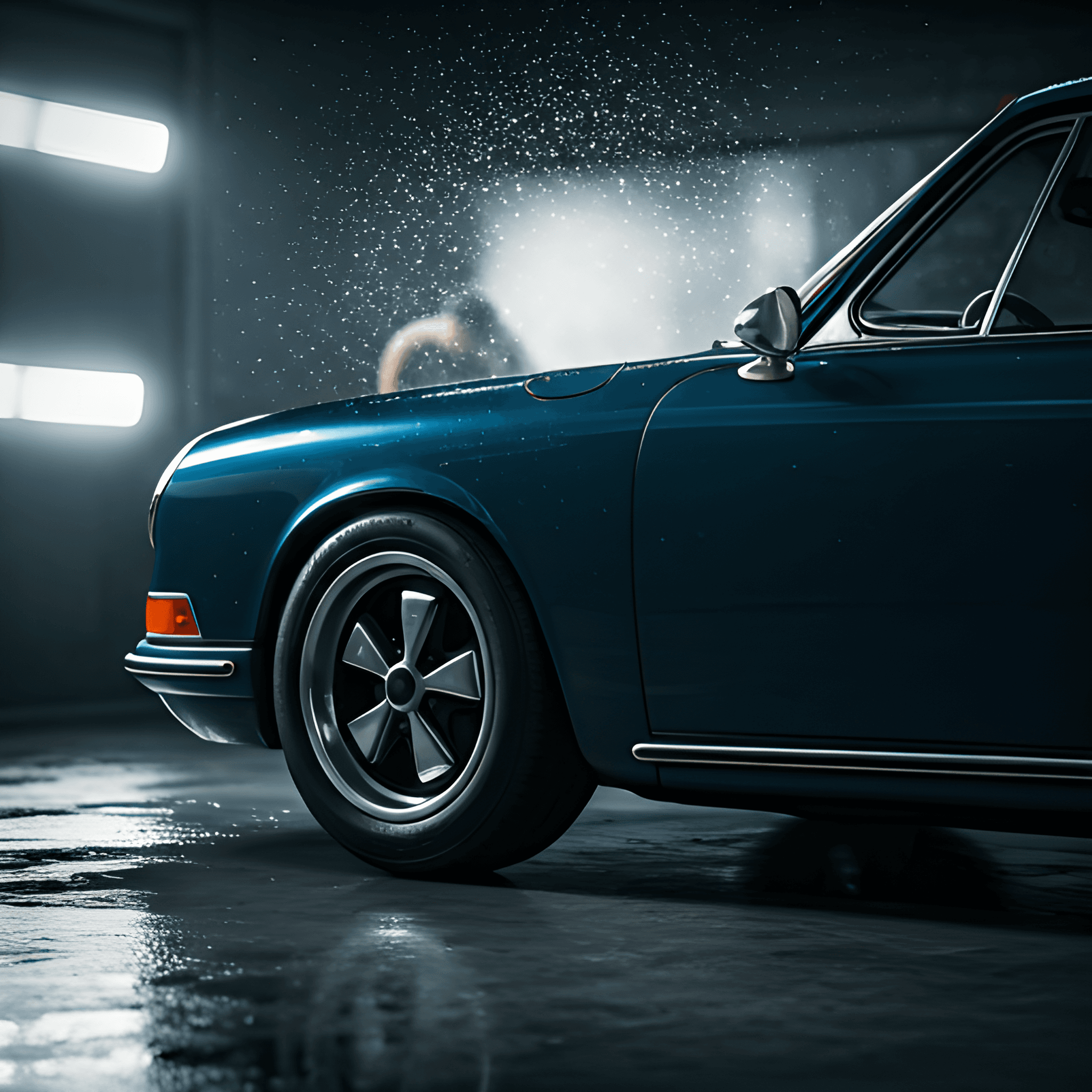 Cinematic dark car hero